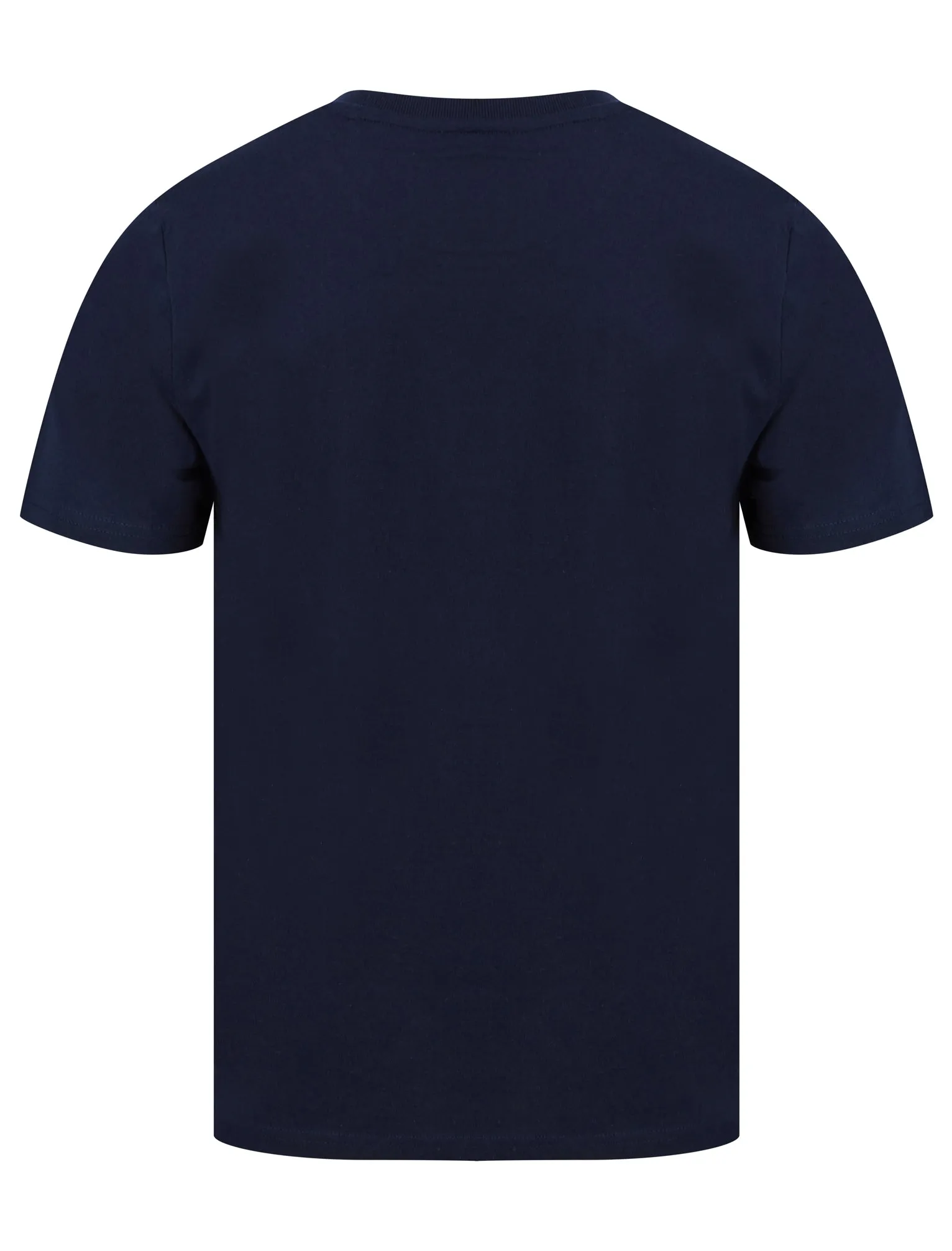 Cleverland Motif Cotton Jersey T-Shirt in Sky Captain Navy - Tokyo Laundry