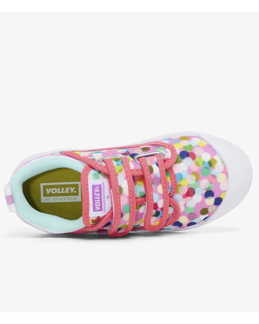 Confetti Pink Volley Sneaker