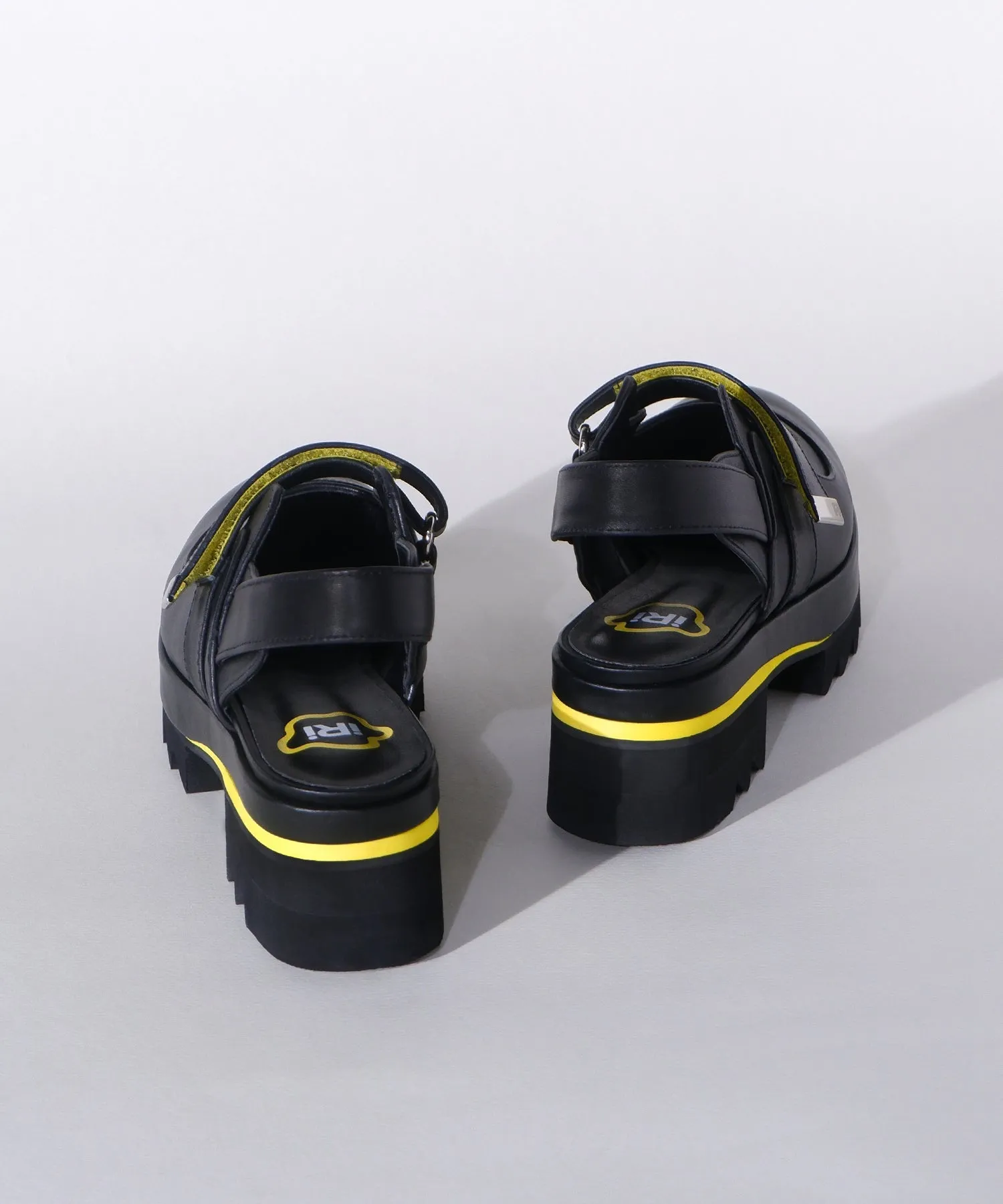 Daany Black Leather Sandal