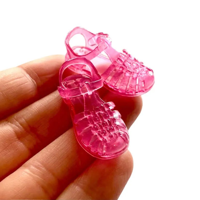 Doll shoes Barbie Jelly shoes Squishy sandals for Blythe