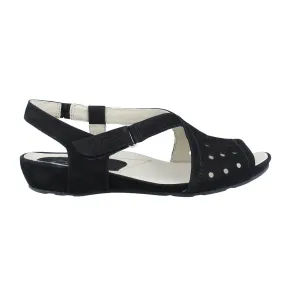 Earthies Women's Razzoli Soft Buck Sandal - Black 801532WBCK