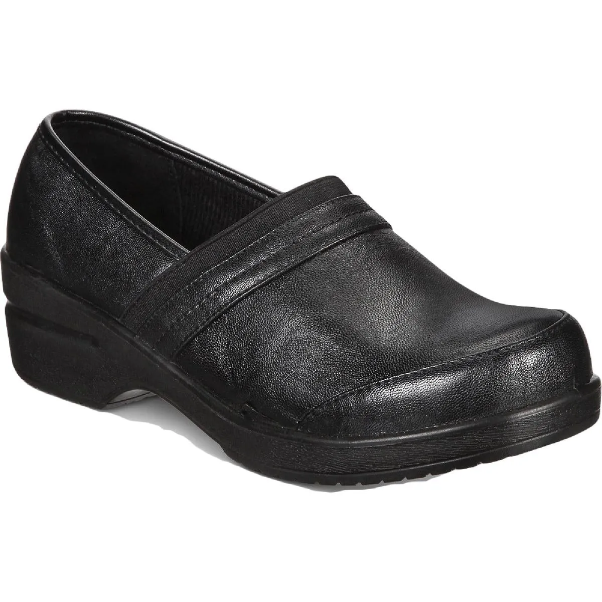 Easy Street Womens Origin Leather Flexible Clogs