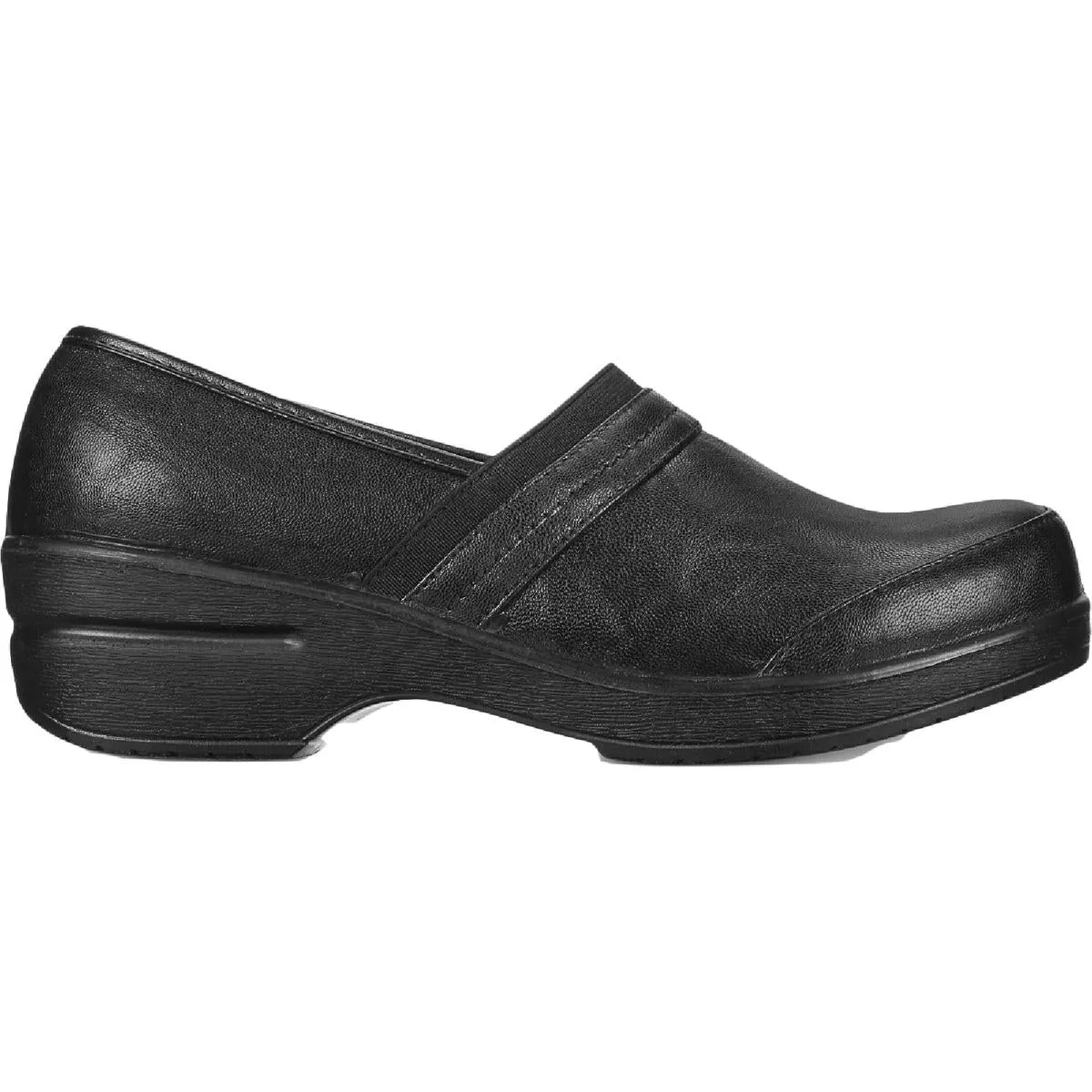 Easy Street Womens Origin Leather Flexible Clogs