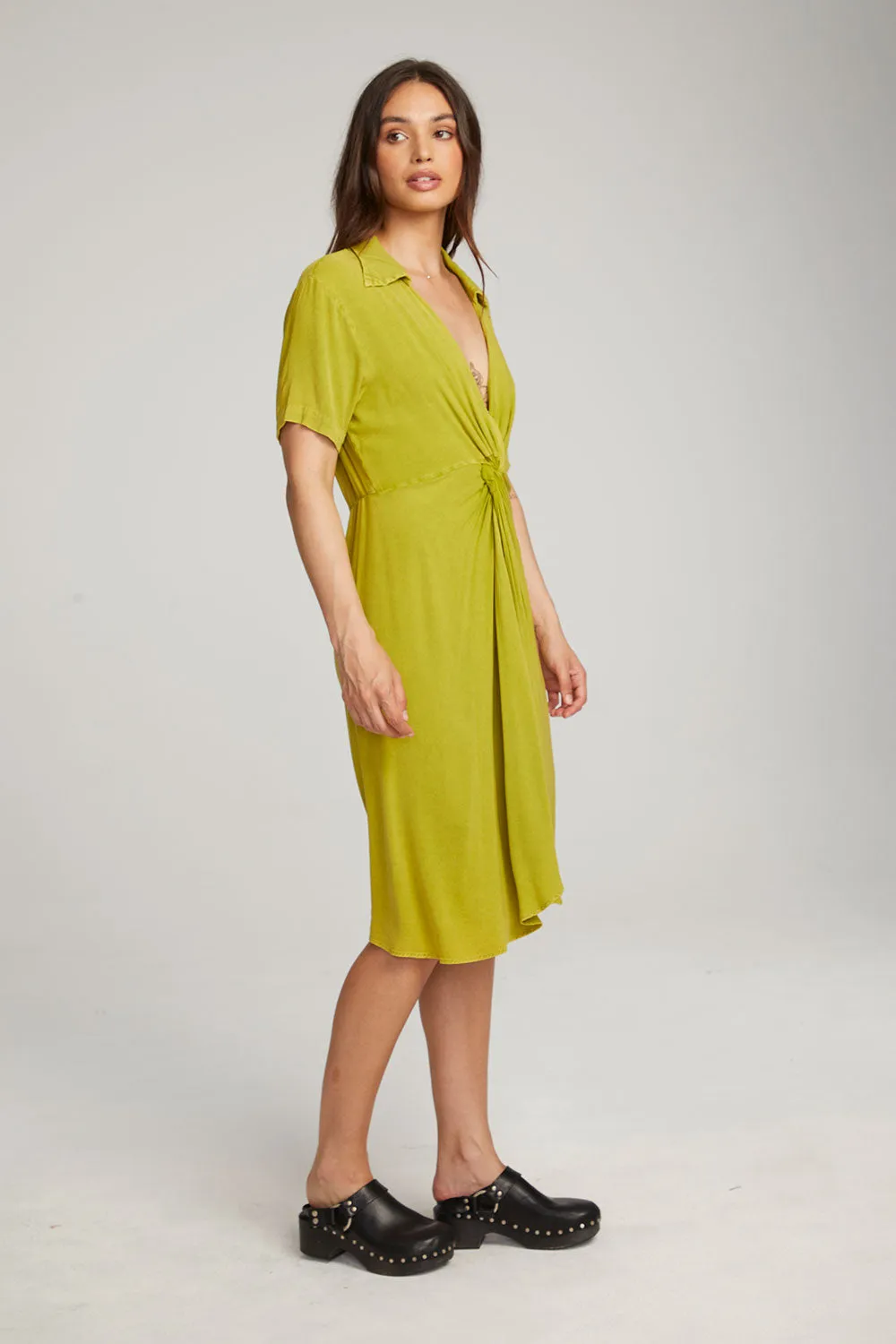 Elsa Citron Midi Dress