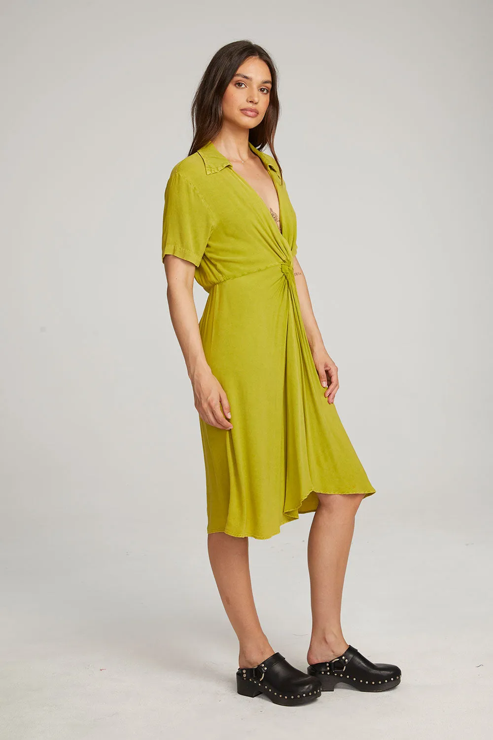 Elsa Citron Midi Dress