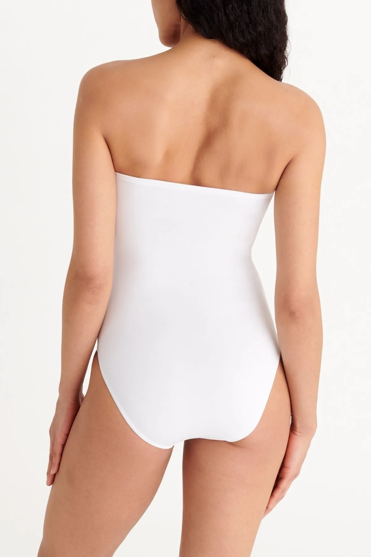 ERES Cassiopee Strapless One Piece Swimsuit - White