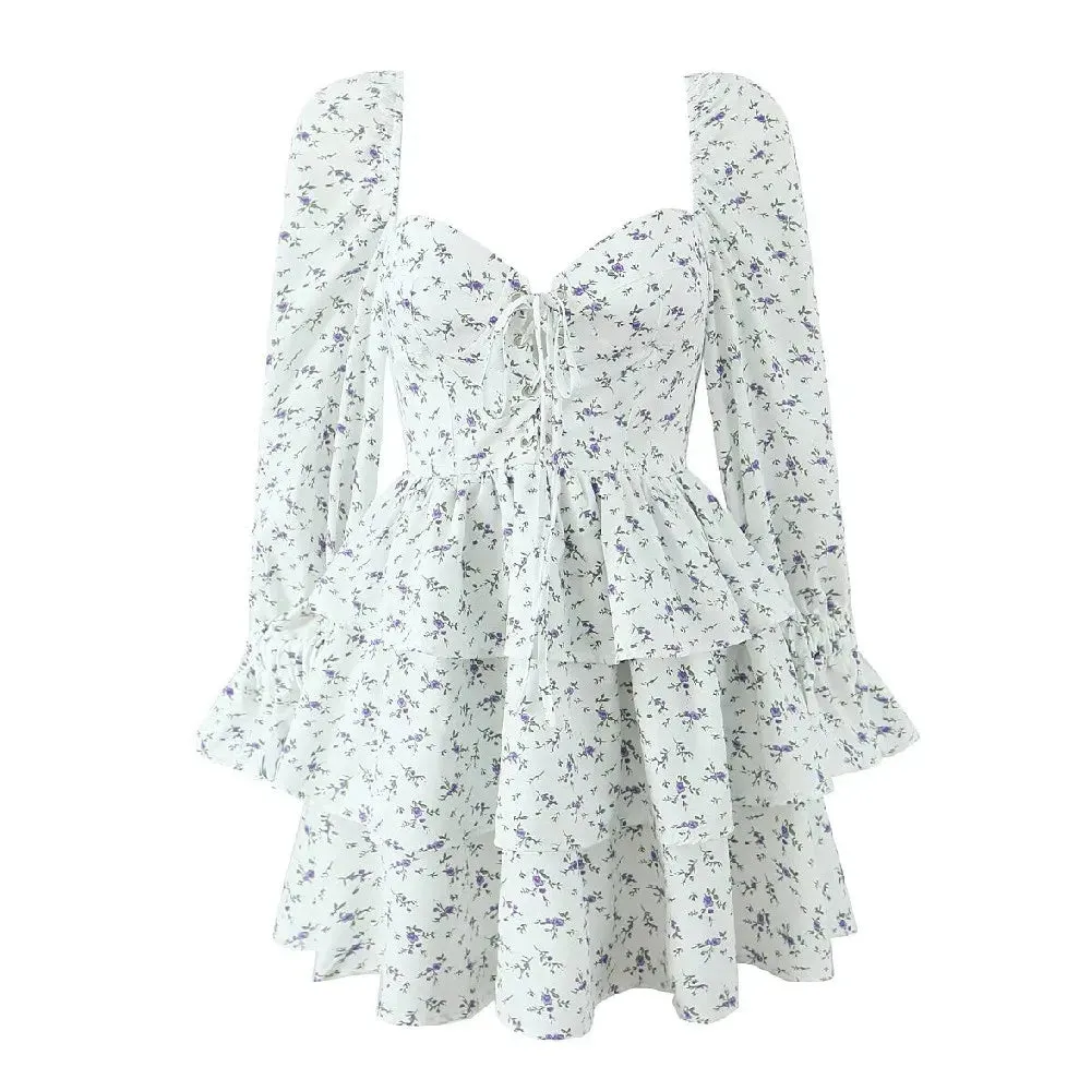 Floral Romance Mini Dress – Boho Chic