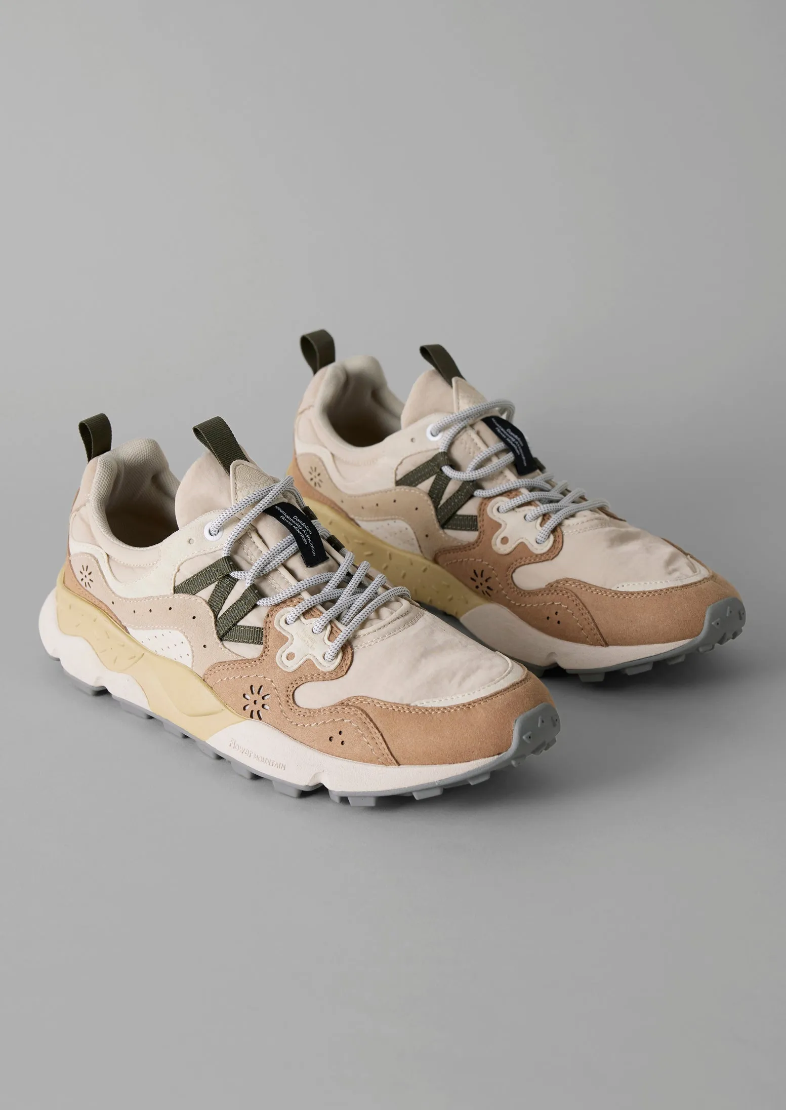 Flower Mountain Yamano Kaiso Trainers | Ecru/Beige