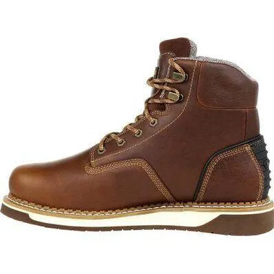 Georgia Men's AMP LT Wedge Steel Toe WPWork Boot - Brown - GB00351