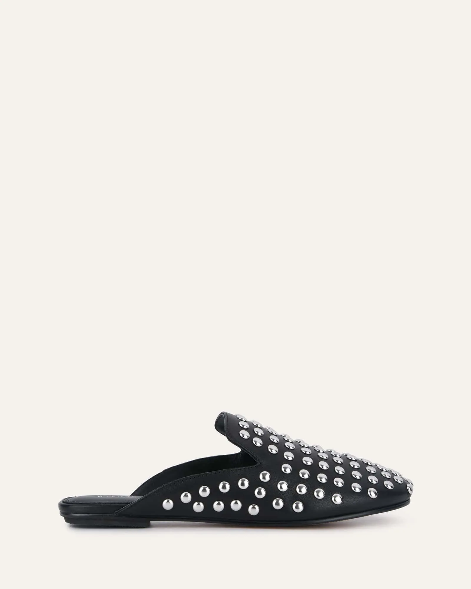 GRACIE CASUAL FLATS BLACK LEATHER