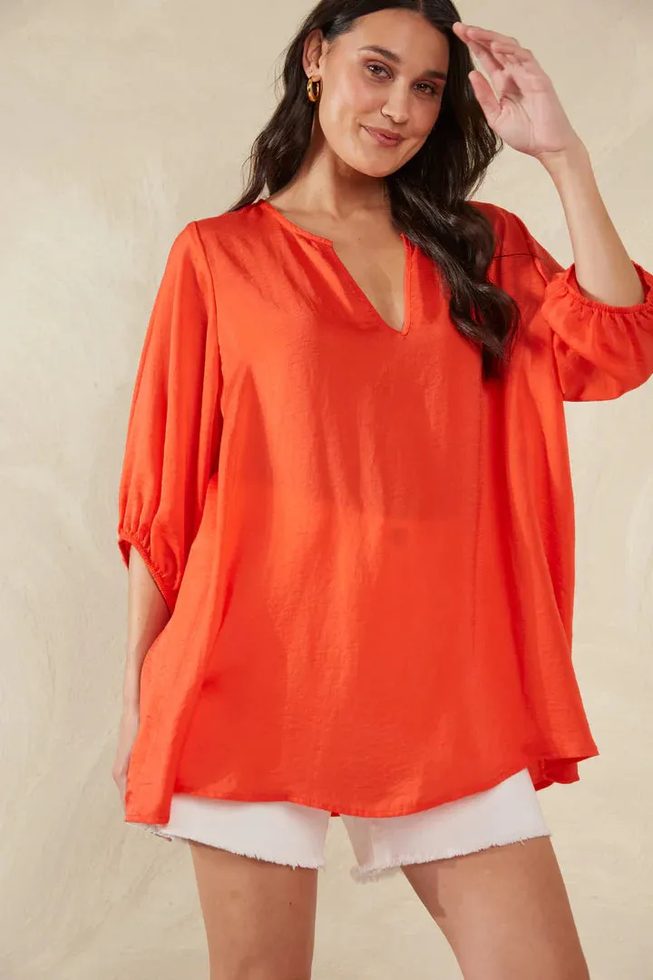 Haven Portofino Relaxed Top -Aperol