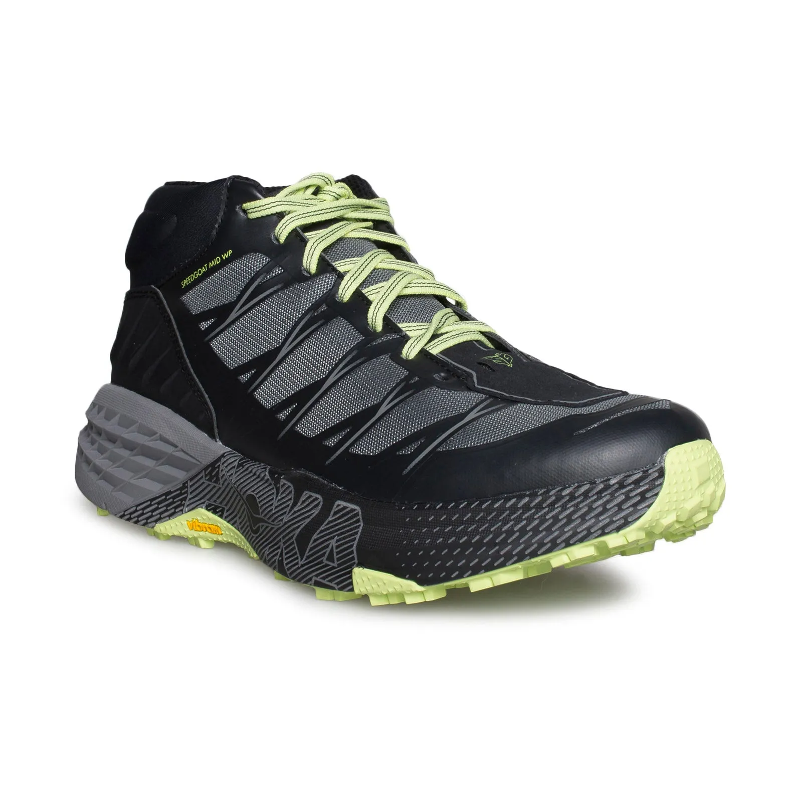 Hoka Speedgoat Mid Black / Steel Grey Running Shoes - Men's