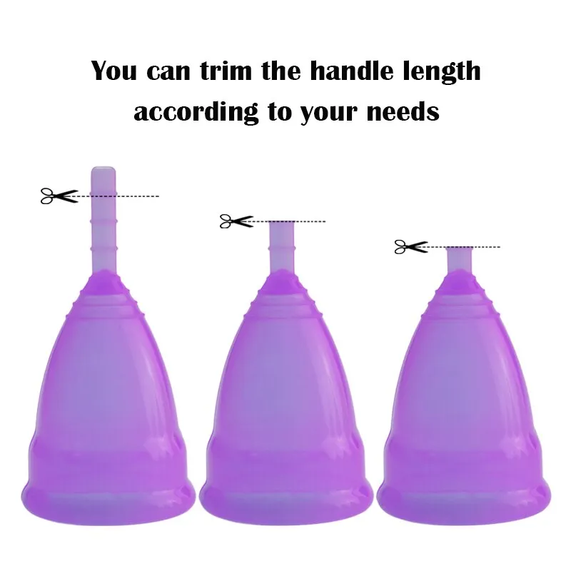 Hot Sale Vaginal Menstrual Cup and Sterilizer Cup Sterilizing Collapsible Cups Flexible to Clean Recyclable Camping Foldable Cup