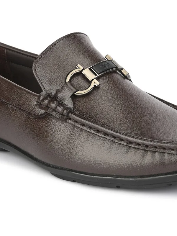 Hydes N Hues Brown Classy Loafers For Men