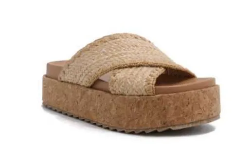 IN ORDER Nude Woven Sandal