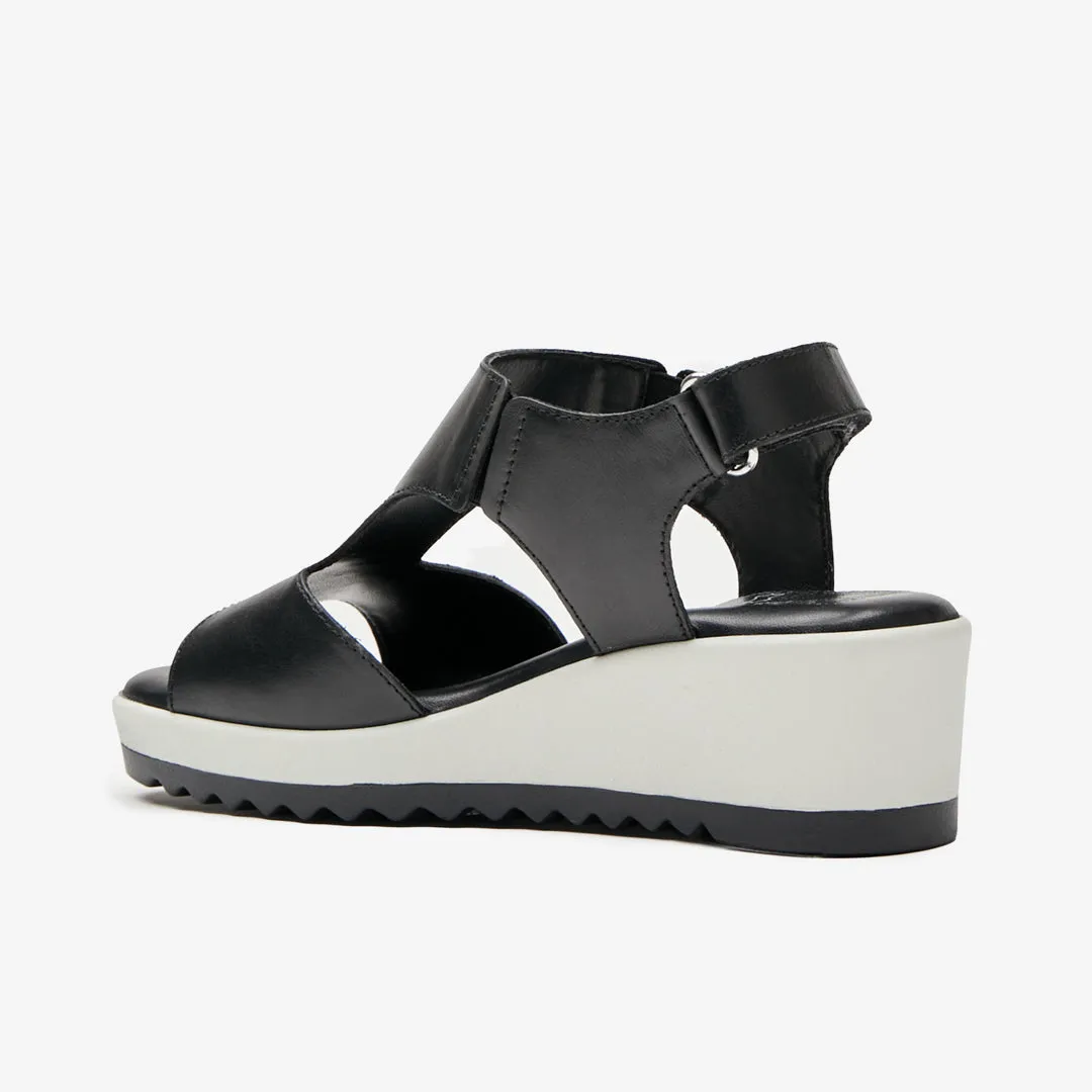 Kate T-Strap Velcro Sandals