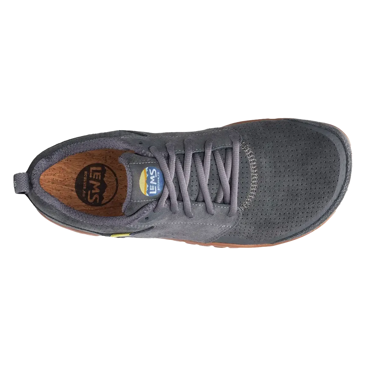 Lems Primal Zen Suede Sneaker - Graphite