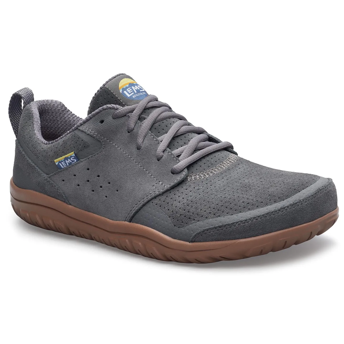 Lems Primal Zen Suede Sneaker - Graphite