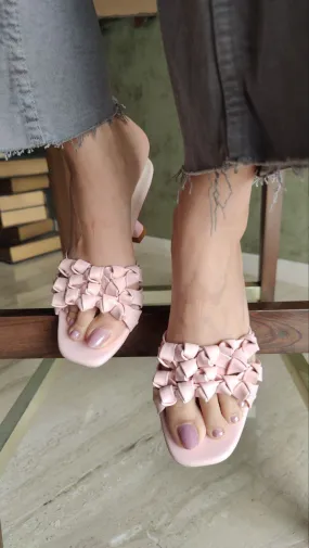 Light Pink Barbed Heels