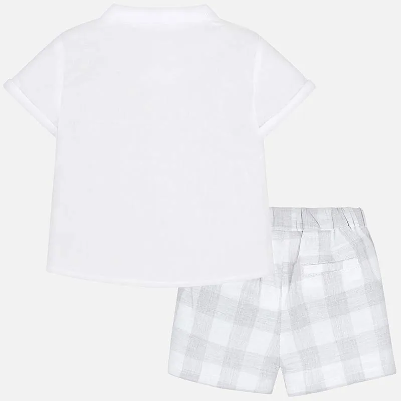 Mayoral Check Shorts