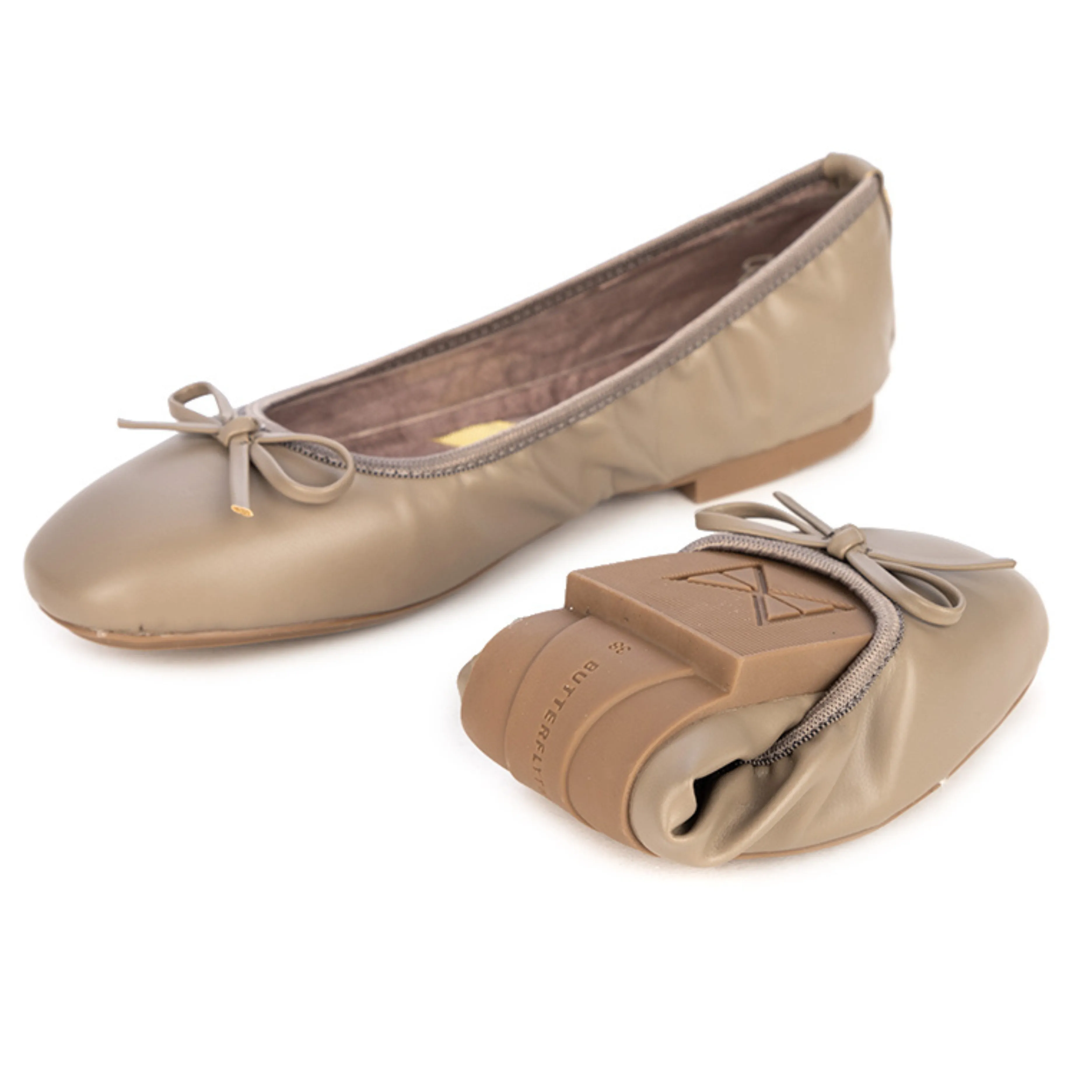 MELISSA Ballet Flat Shoes - Taupe