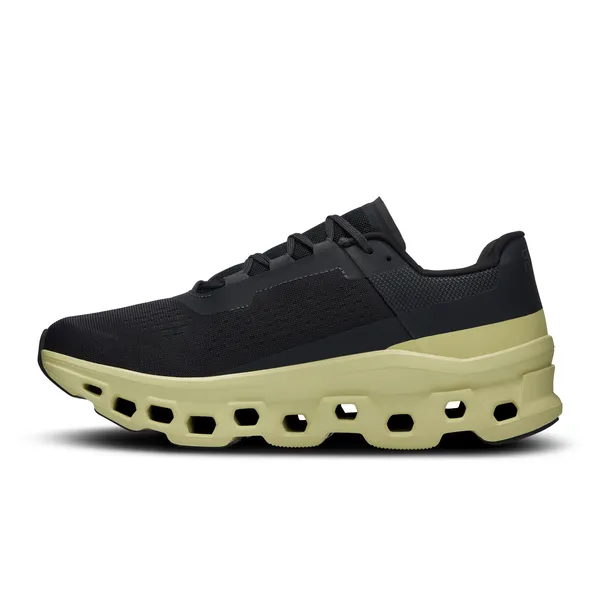 Men's On Running Cloudmonster Black Acacia Trainers