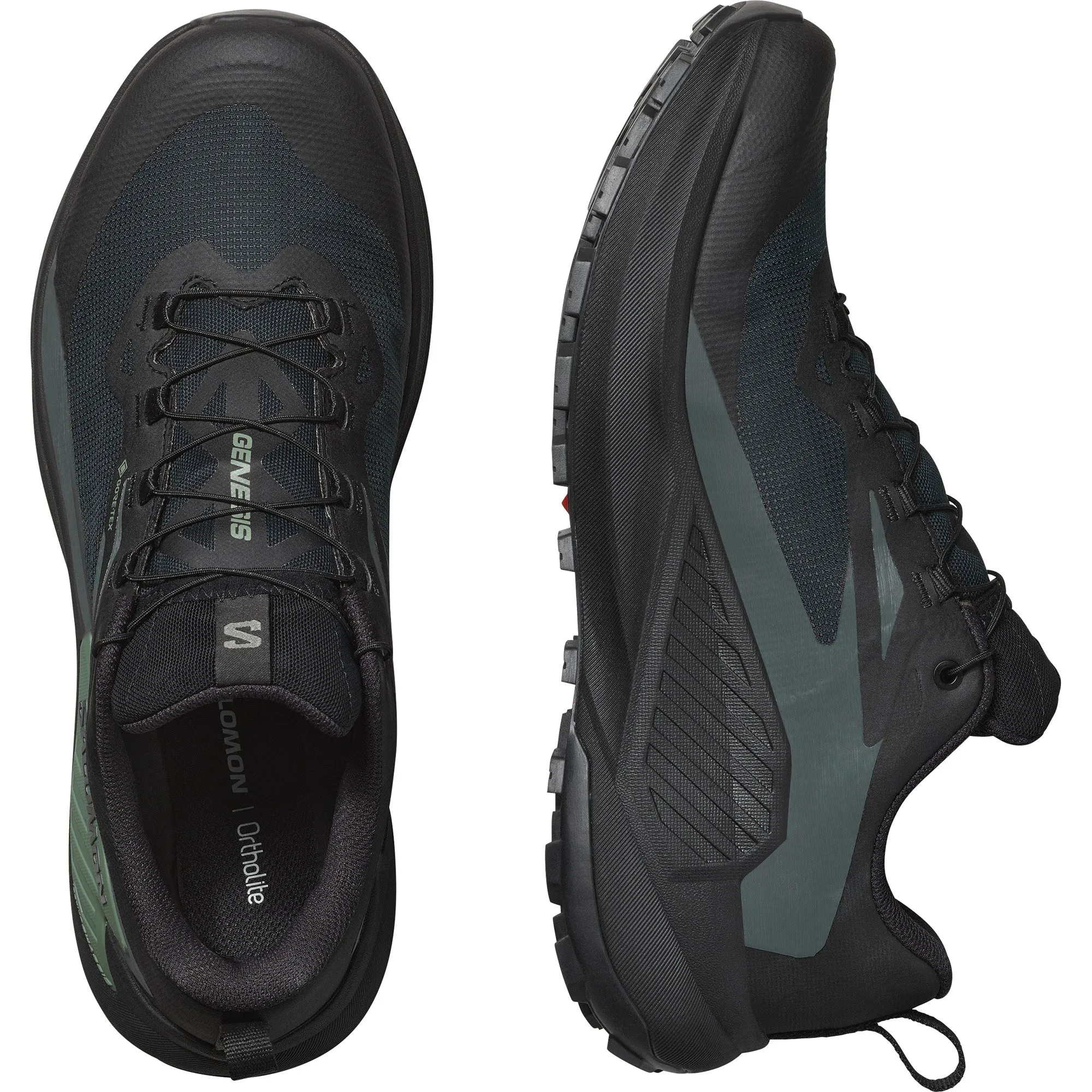 Men's Salomon Genesis GTX Black Trainers