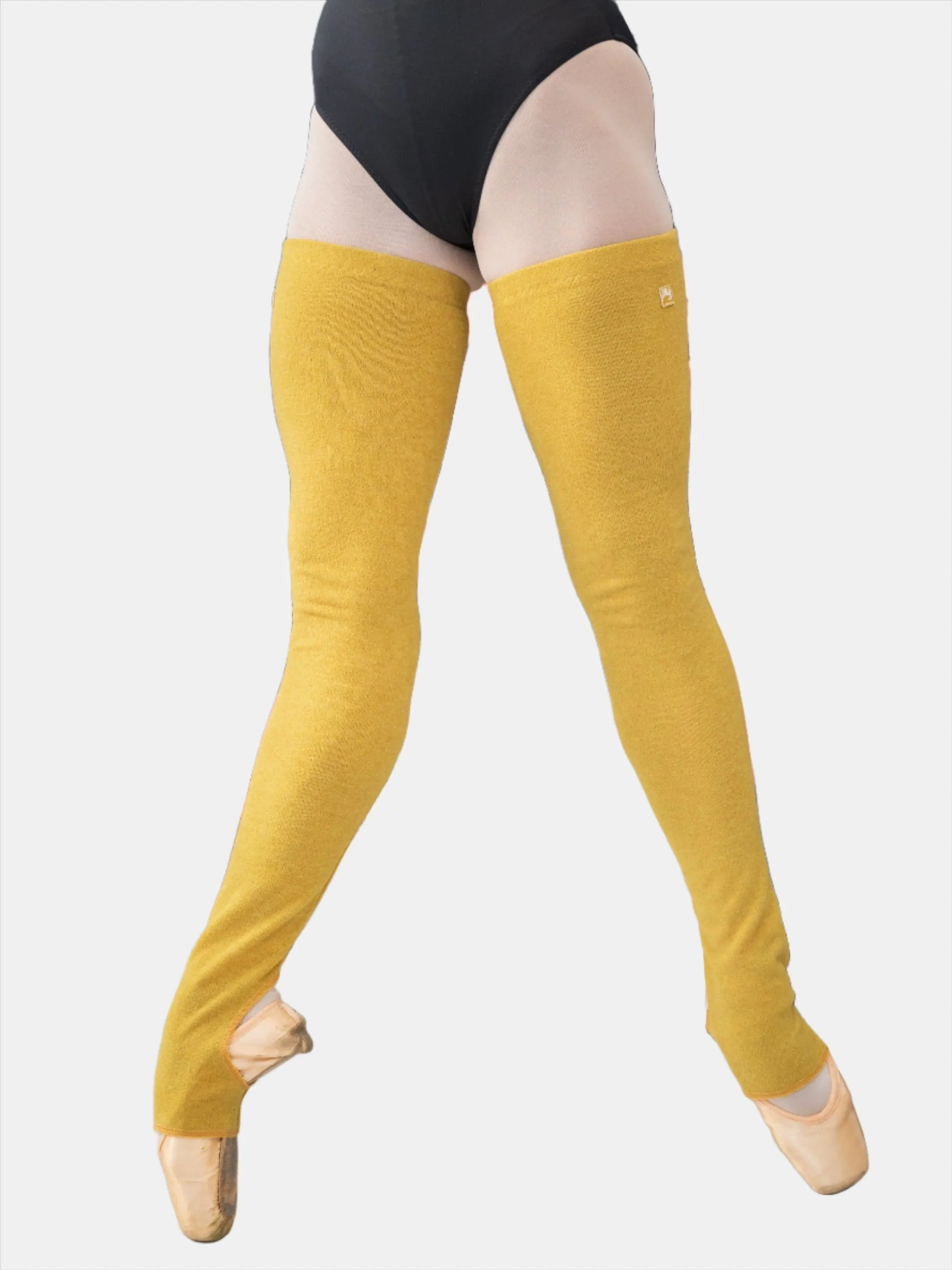 Mustard Long Dance Leg Warmers MP907