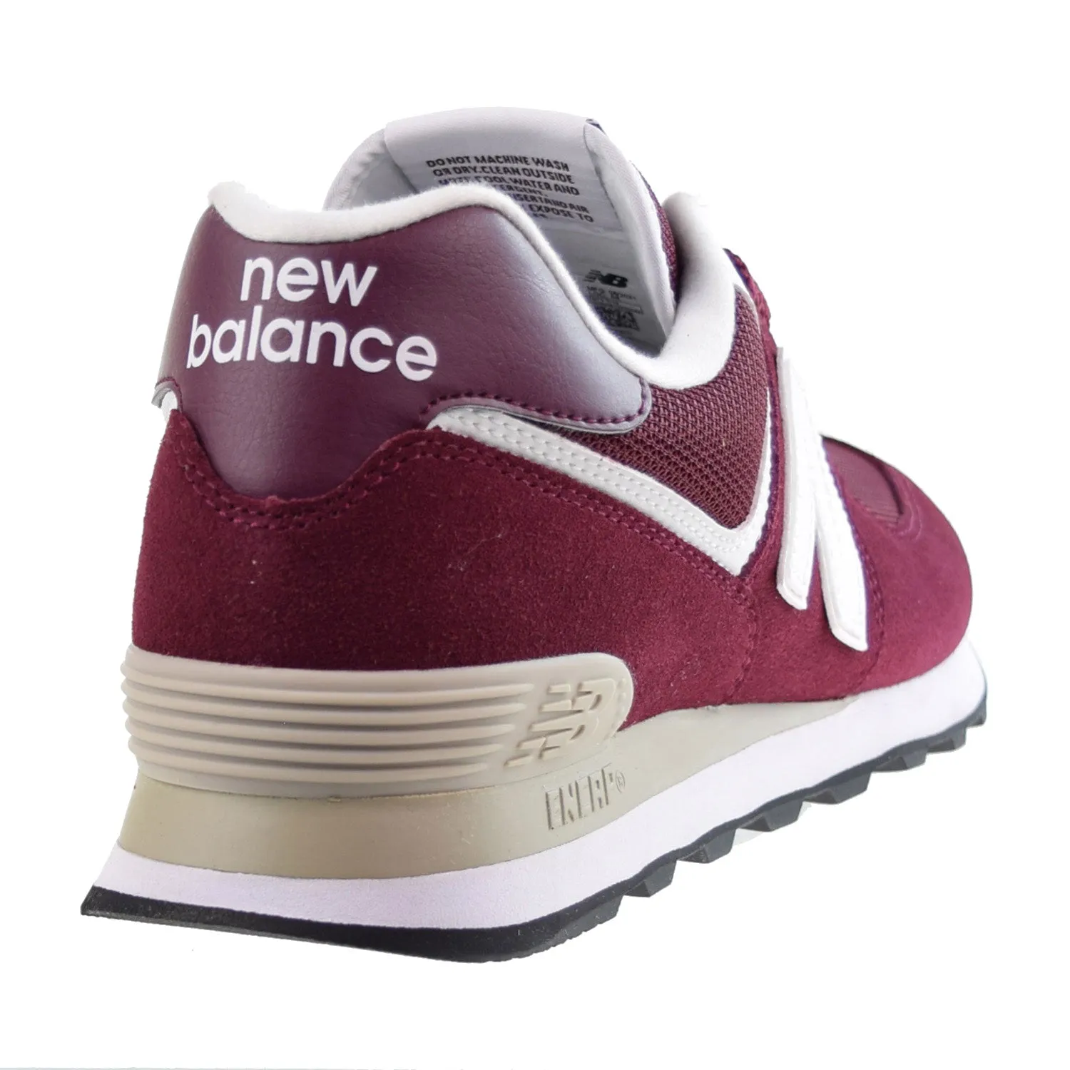 New Balance 574 Men's Shoes Garnet-White