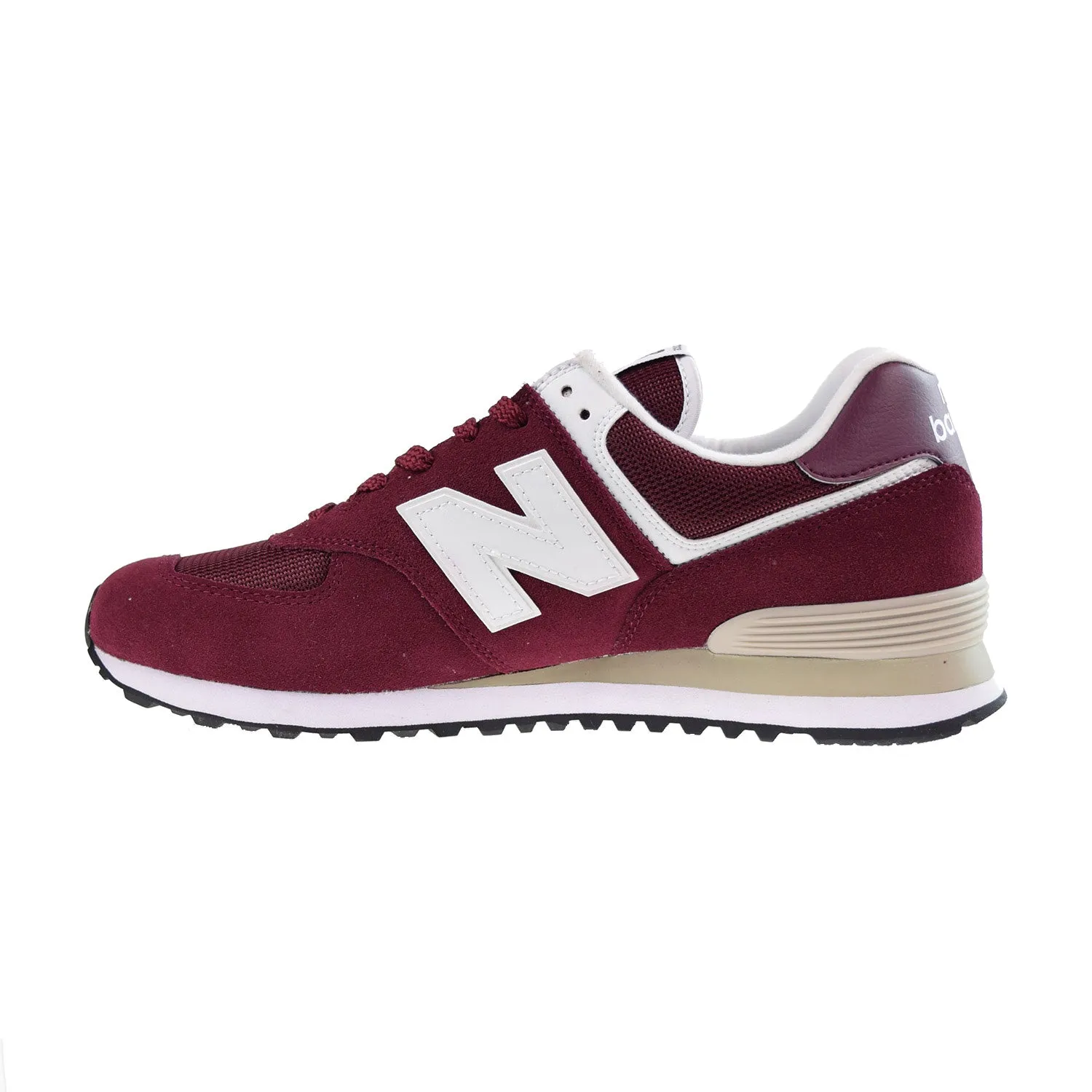 New Balance 574 Men's Shoes Garnet-White