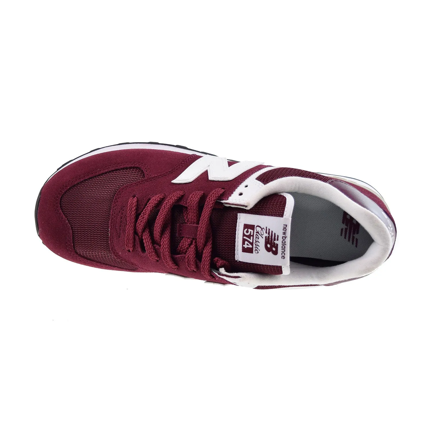 New Balance 574 Men's Shoes Garnet-White