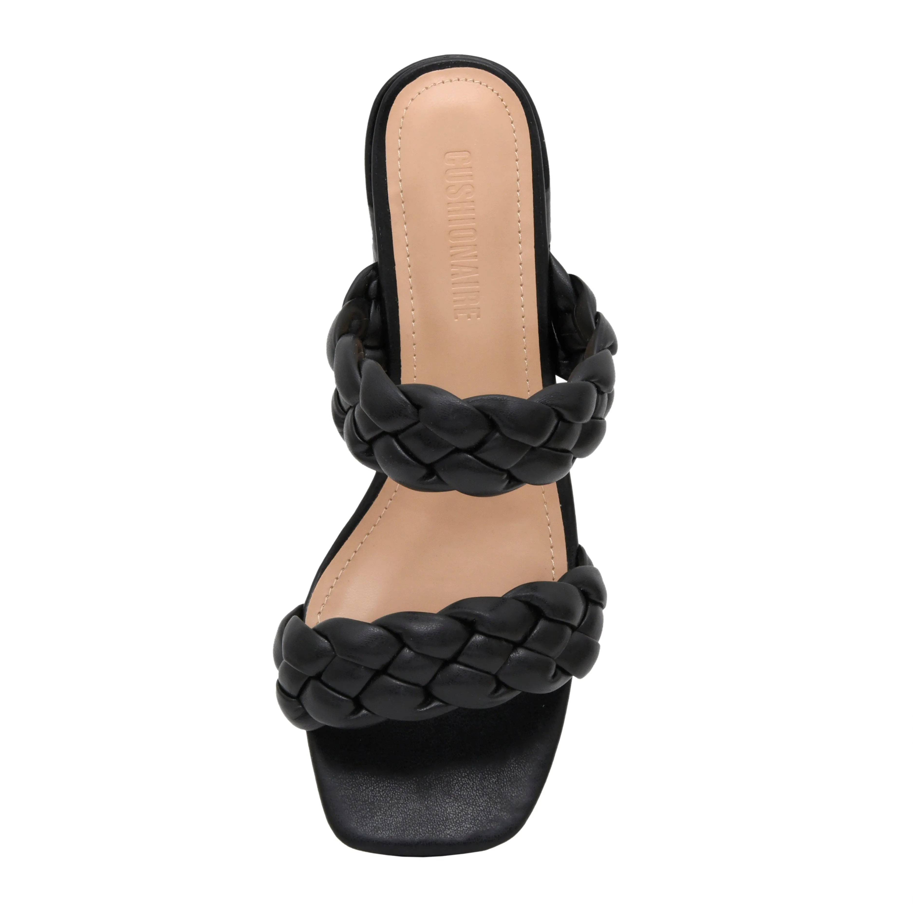 Onyx Braided Heel Sandal