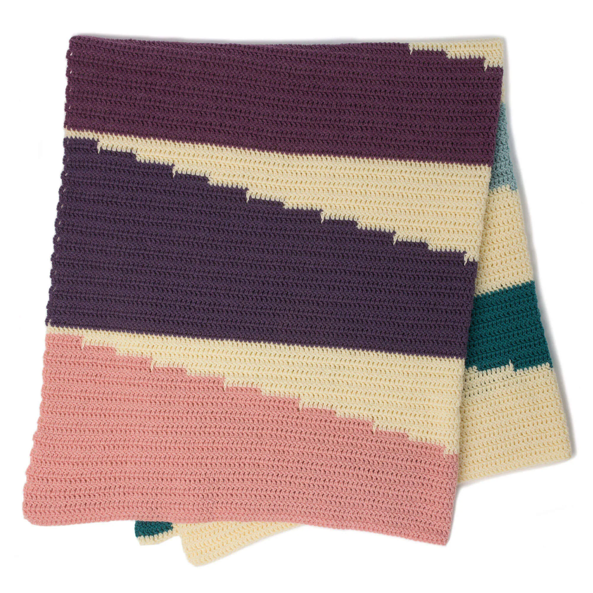 Patons Wedge It Crochet Blanket