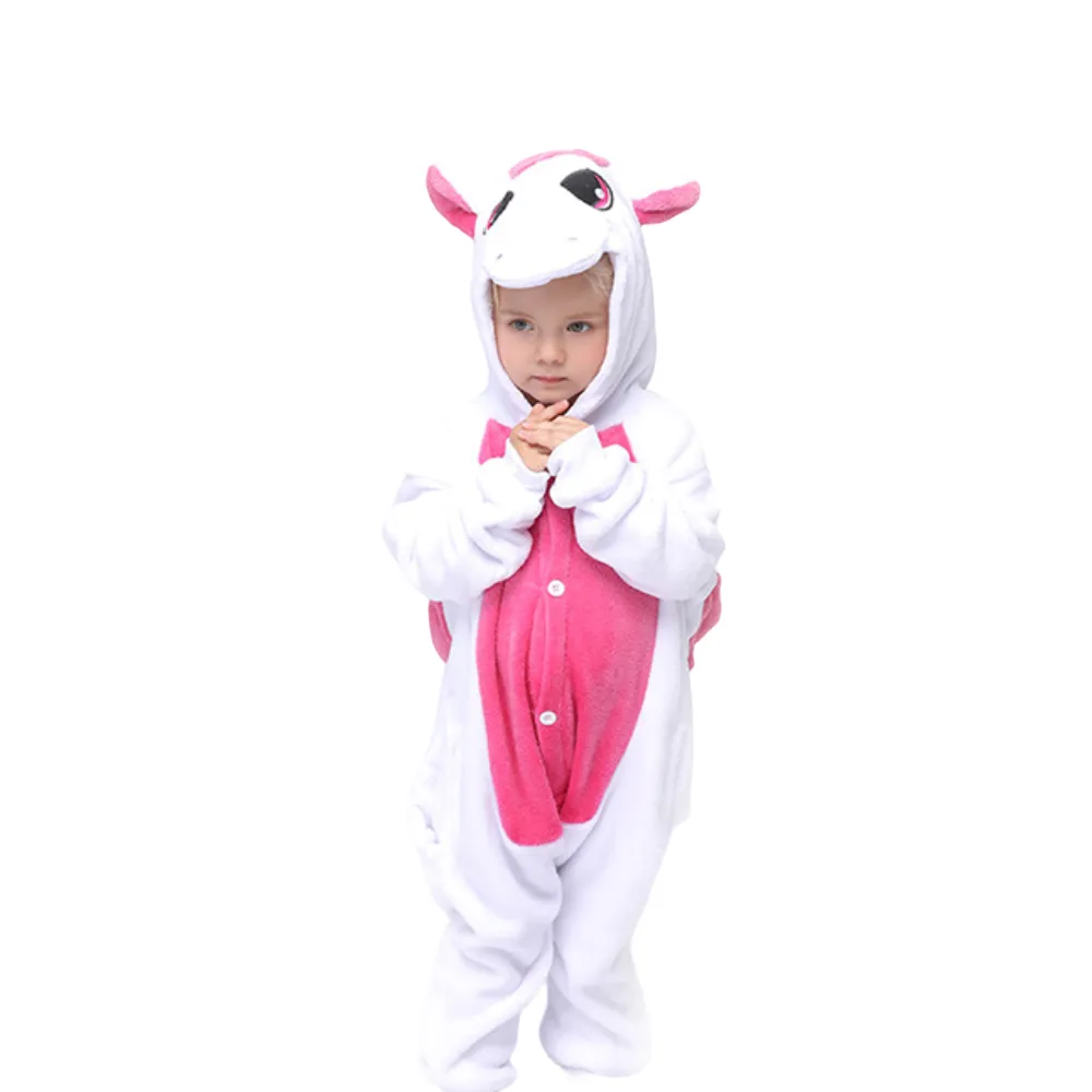 Pink Winged Unicorn Baby Onesie