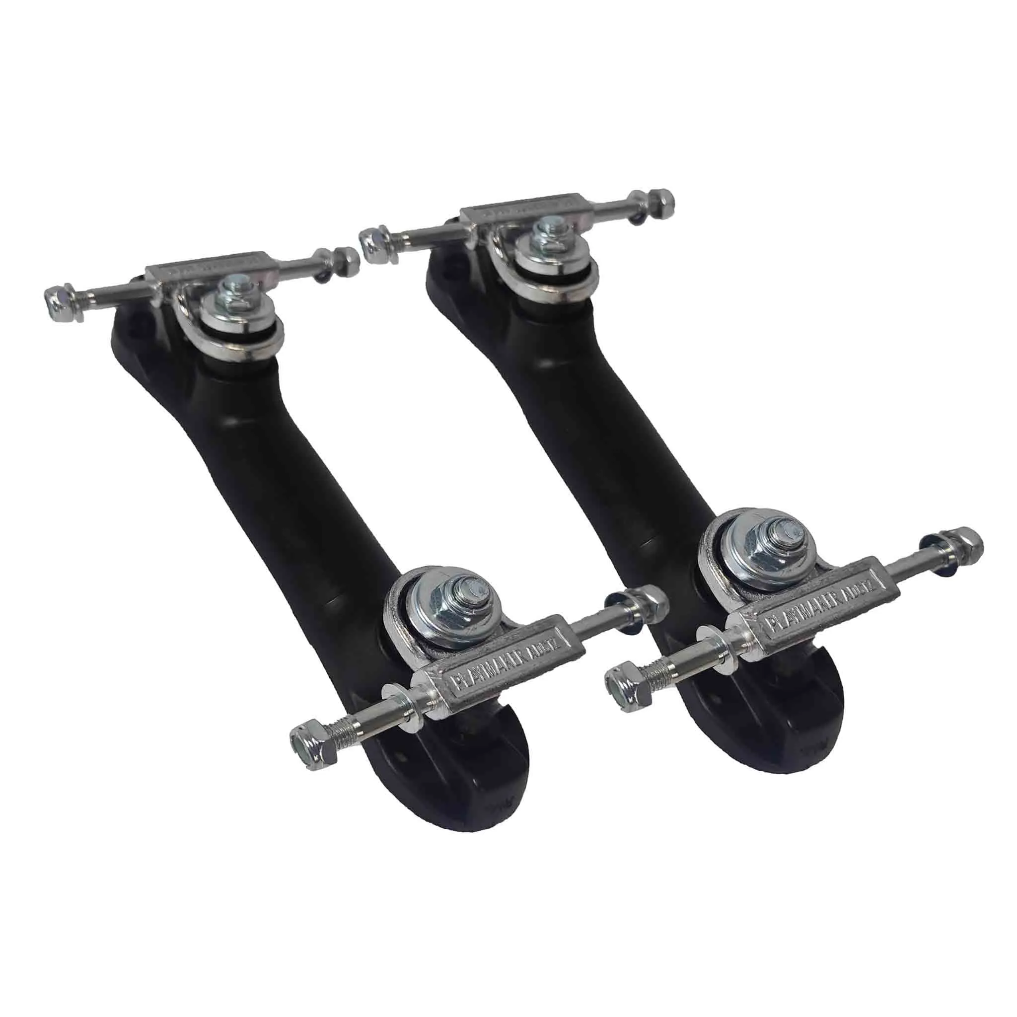 Playmaker Quad Roller Skate Plates | Complete with Fixing Kits and Heels - Set of Pair