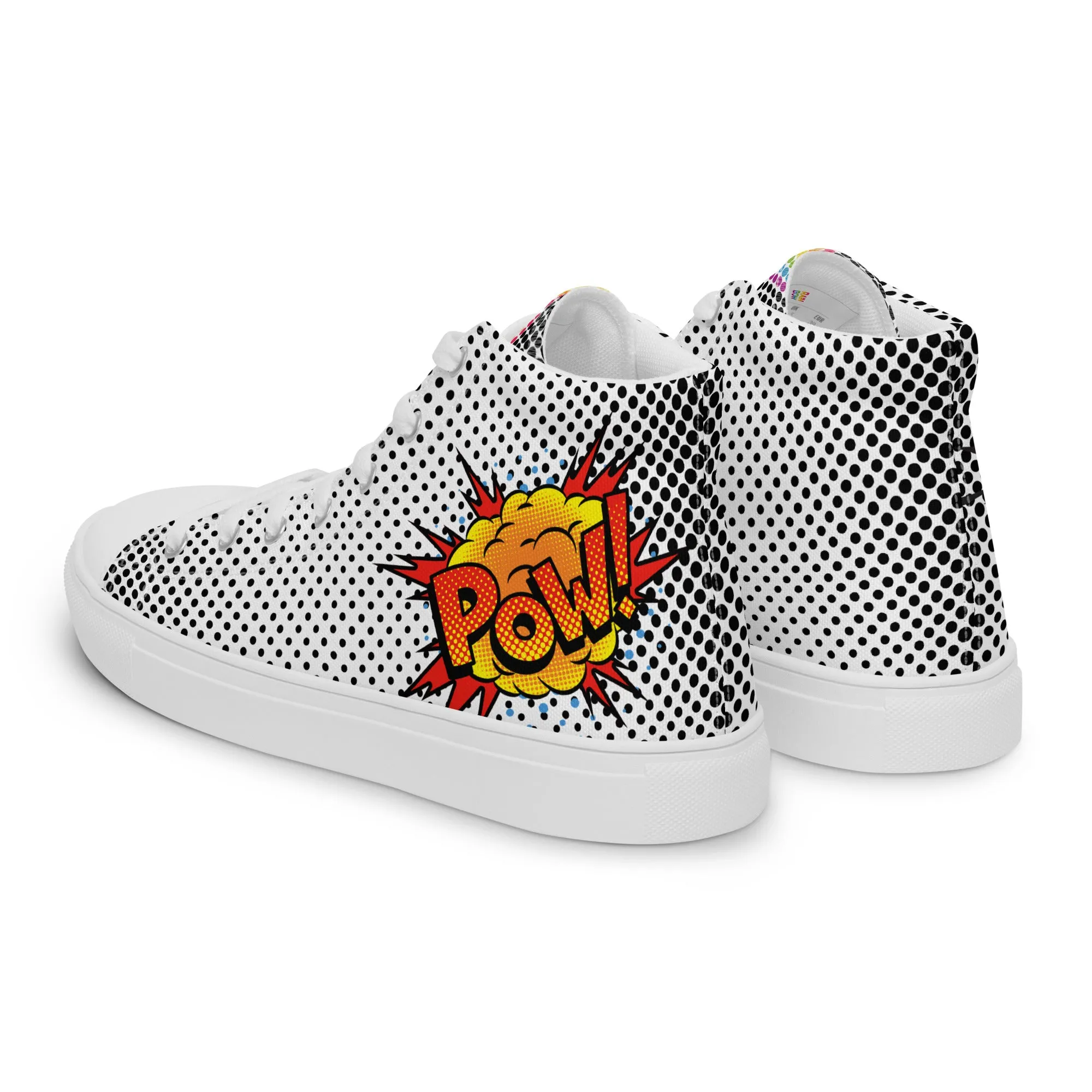 Pow! Pop Art High Top Trainers (female sizes)