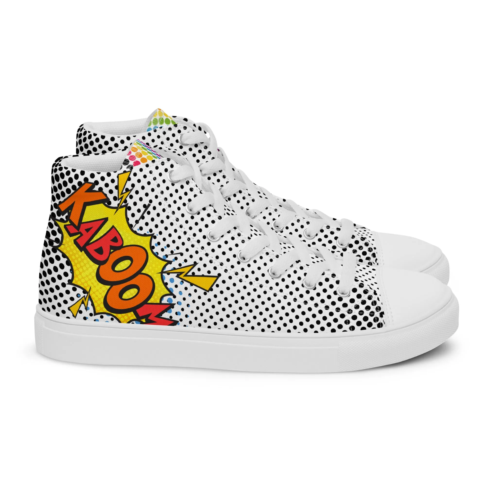 Pow! Pop Art High Top Trainers (female sizes)