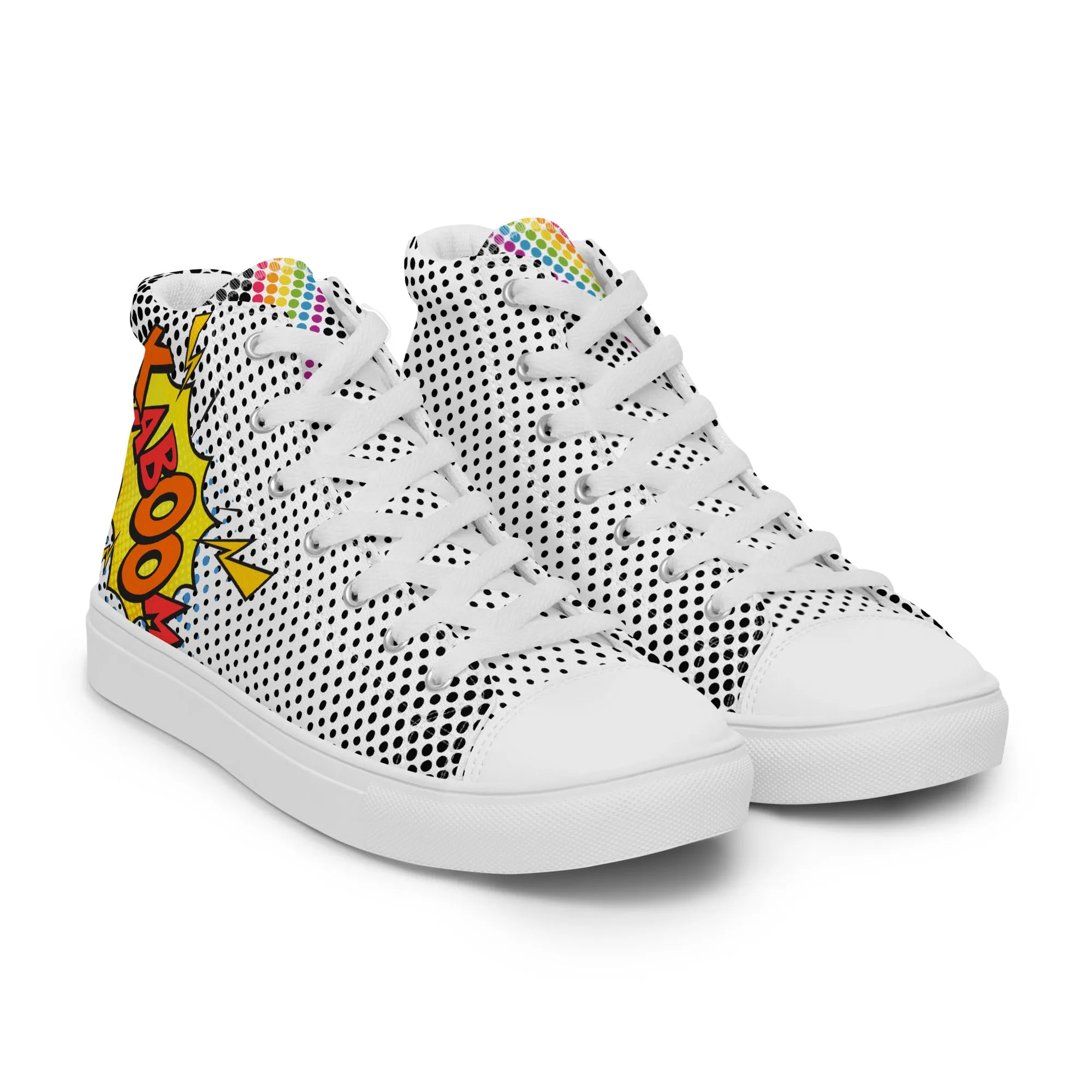 Pow! Pop Art High Top Trainers (female sizes)