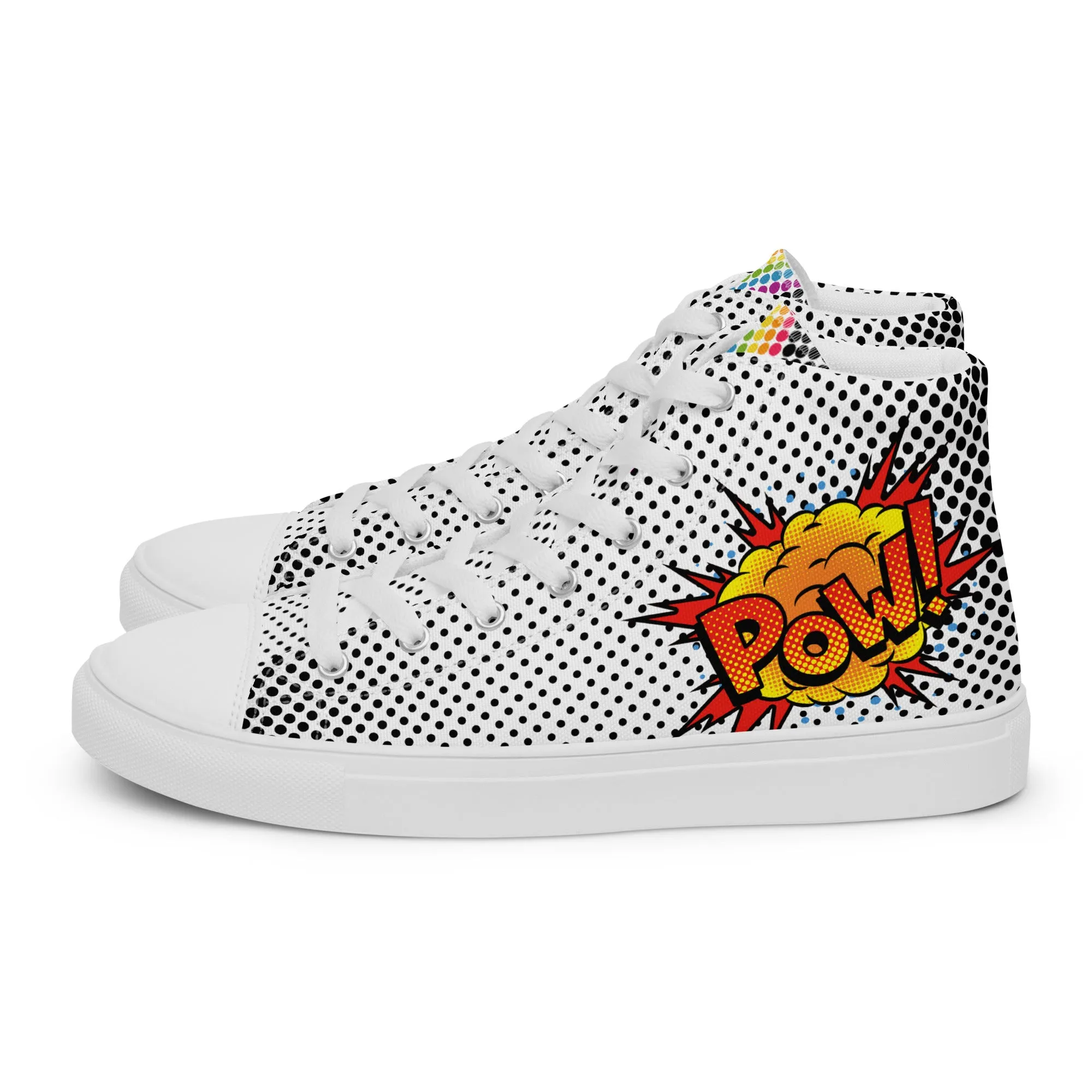 Pow! Pop Art High Top Trainers (female sizes)