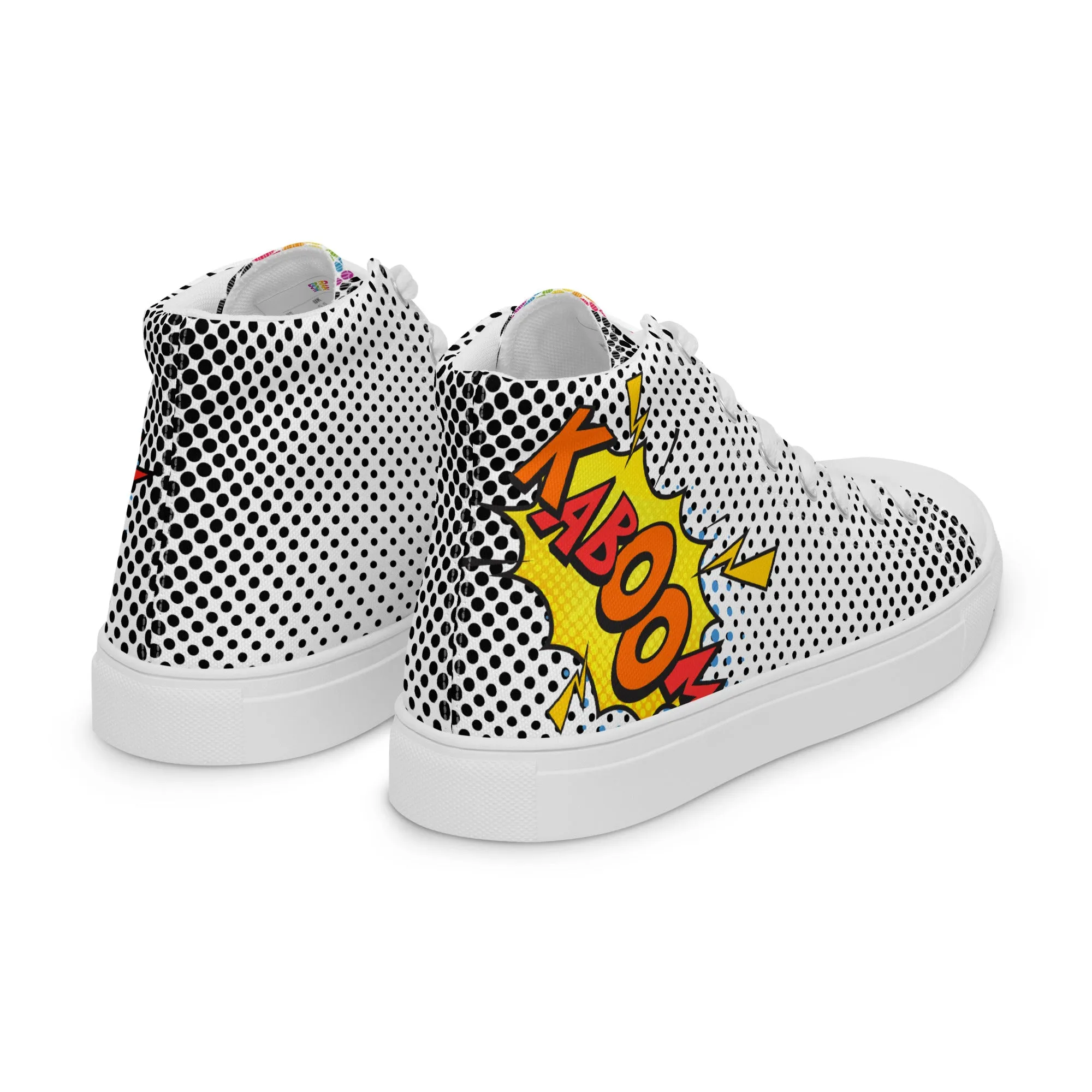 Pow! Pop Art High Top Trainers (female sizes)