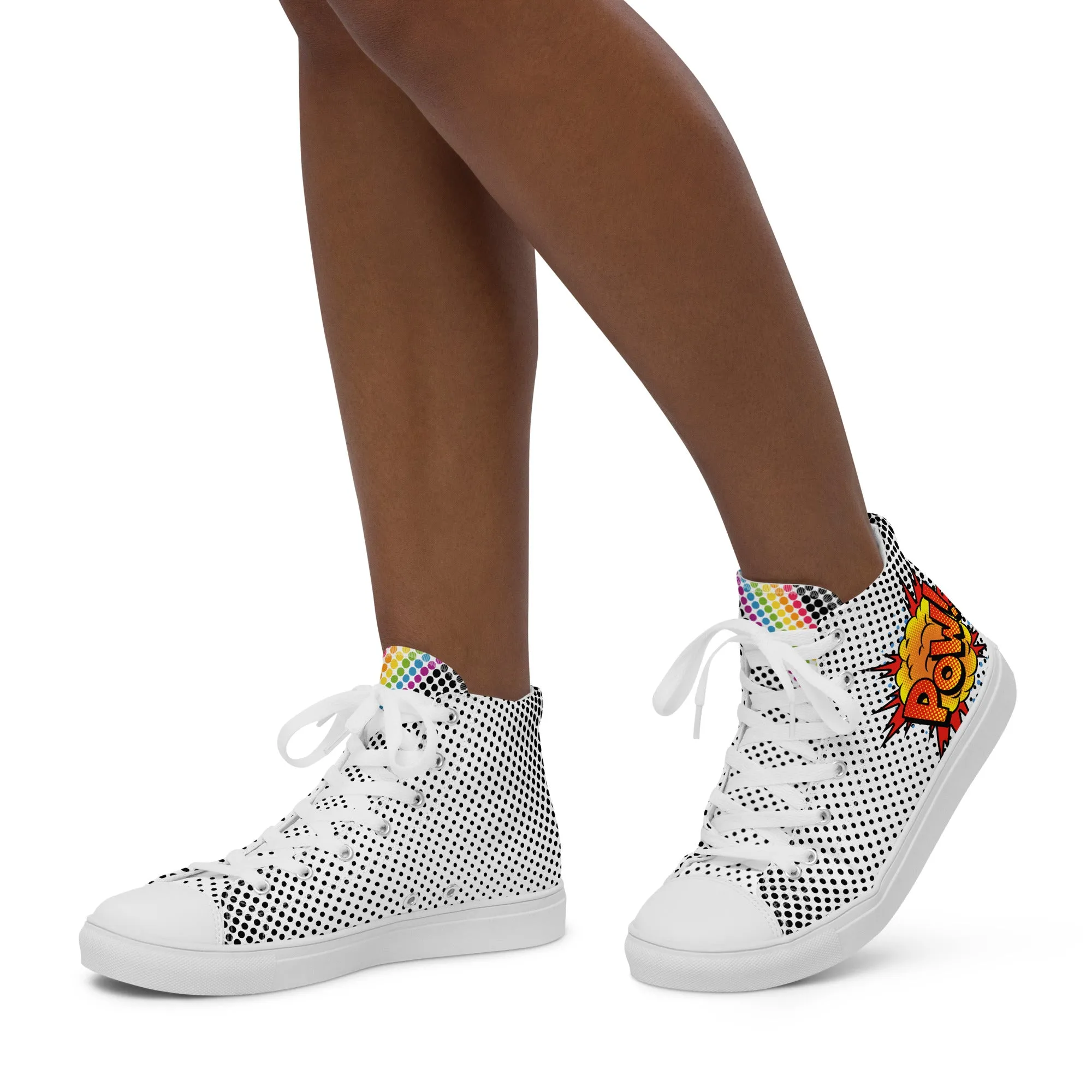 Pow! Pop Art High Top Trainers (female sizes)