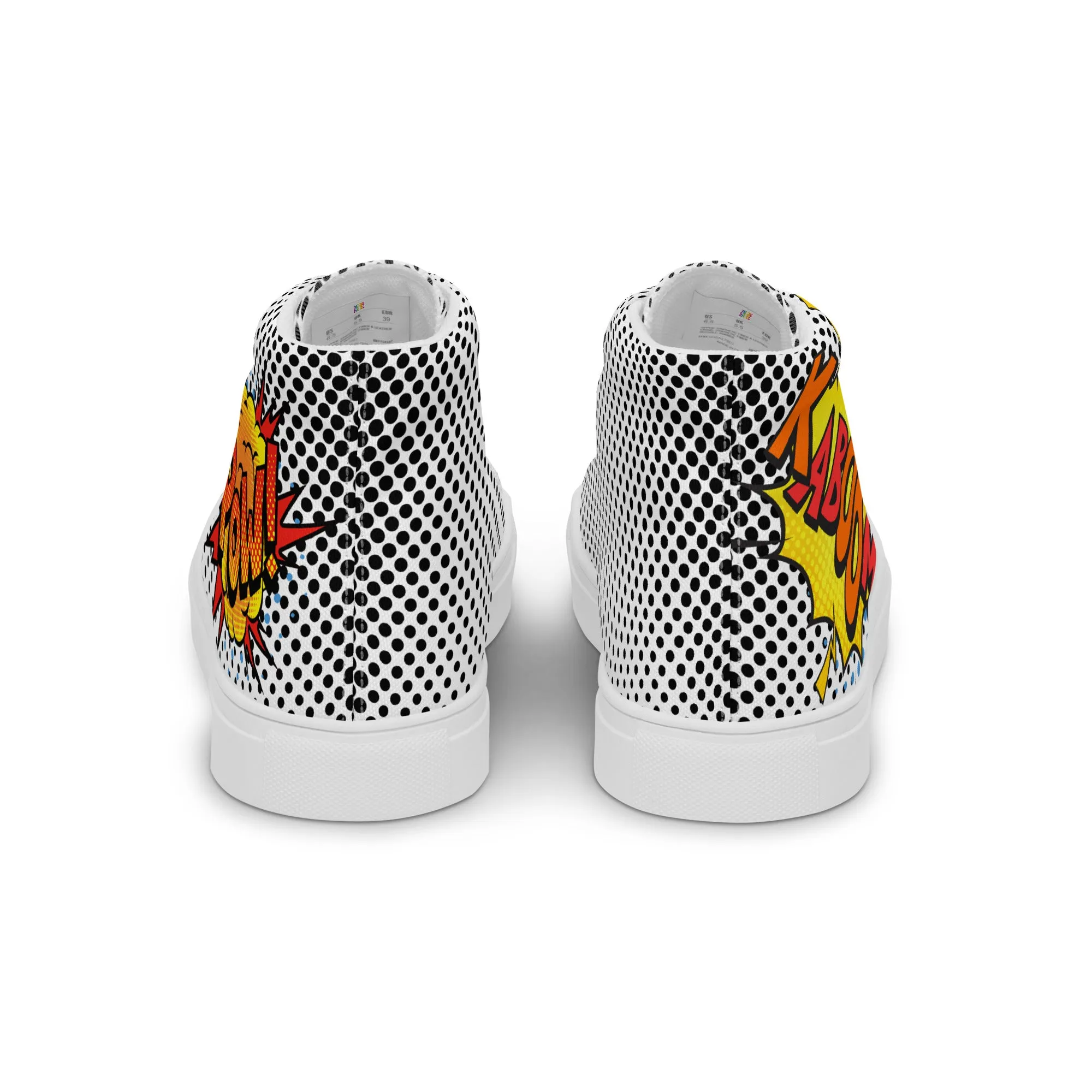 Pow! Pop Art High Top Trainers (female sizes)