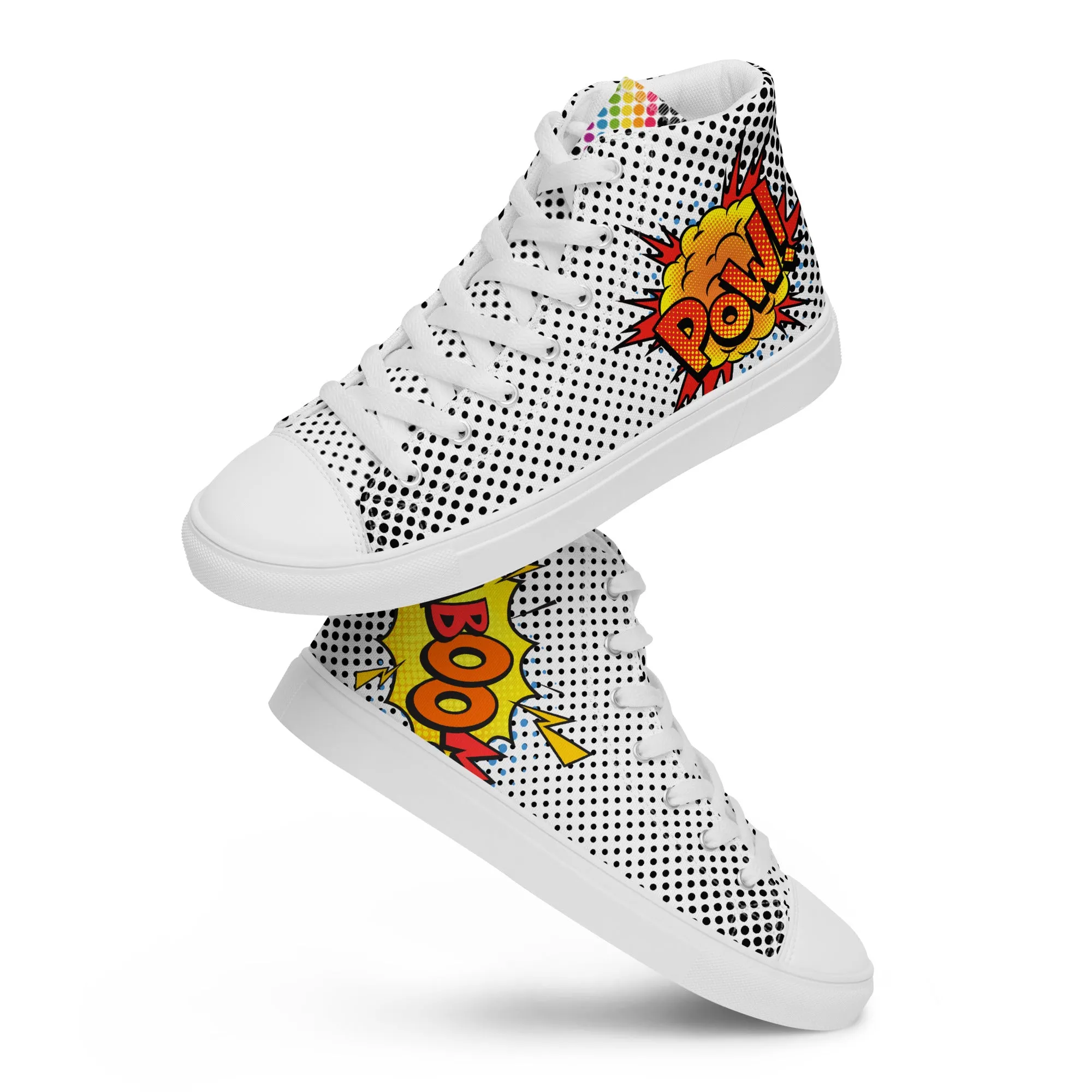 Pow! Pop Art High Top Trainers (female sizes)