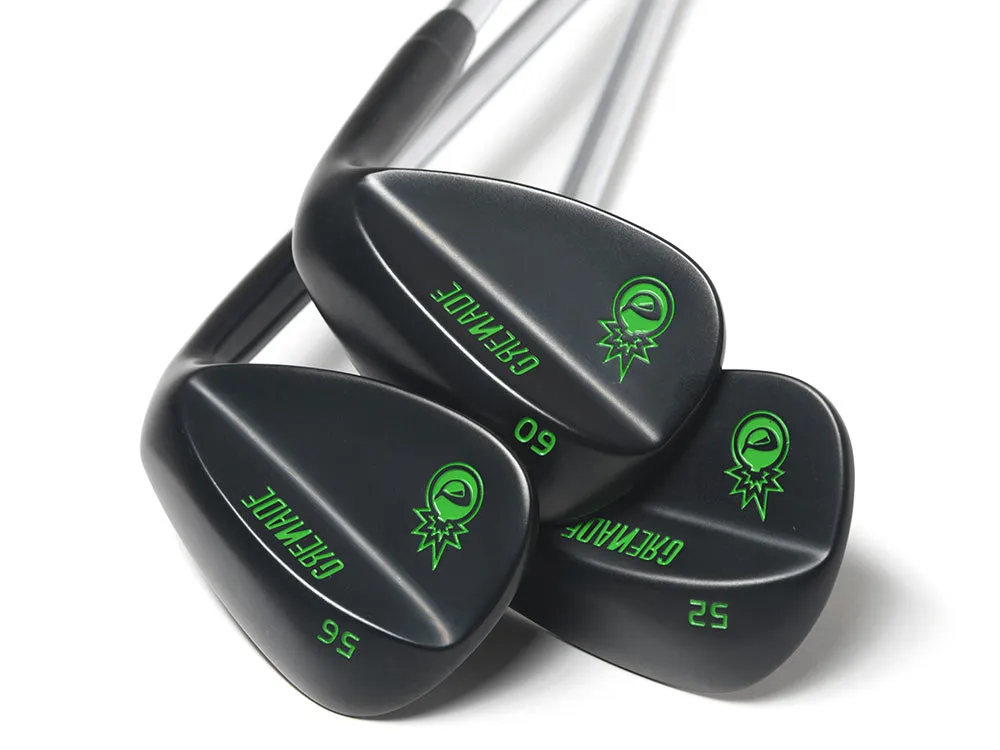 Pre-Owned Black Grenade 52 56 and 60 Wedge Set