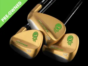 Pre-Owned Limited Edition Gold BombTech 52, 56 and 60 Wedge Set