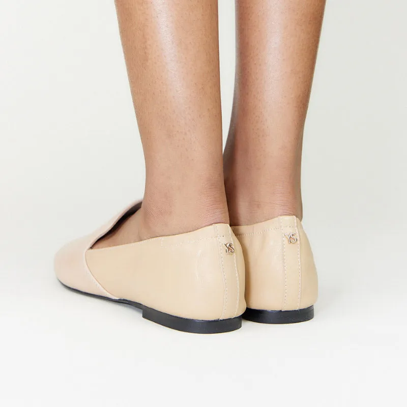 Preslie Loafer in Tan Reptile Leather