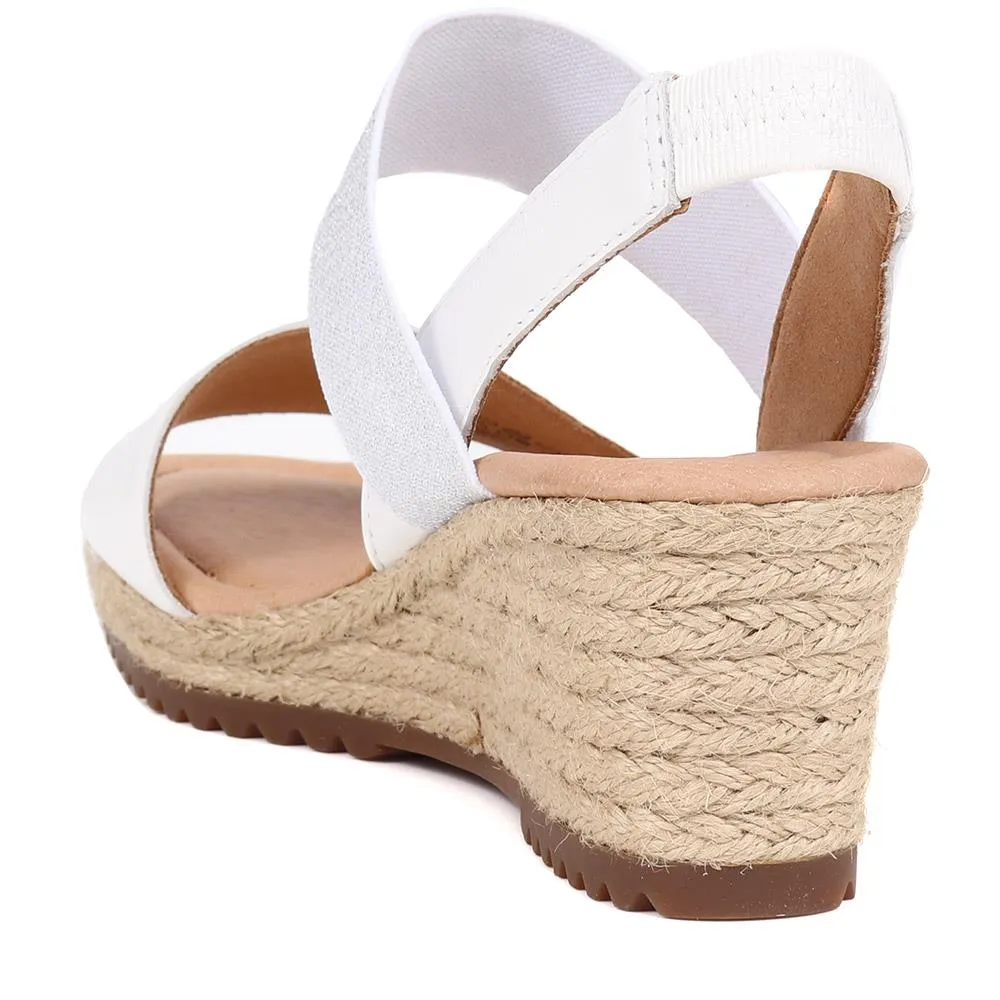 Pull-On Leather Wedges  - GAB39507 / 325 073