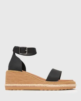 QUEENIE Vegan Wedge Sandals