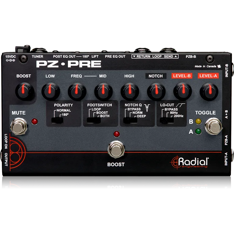 Radial Tonebone PZ-Pre Acoustic Preamp And DI Box