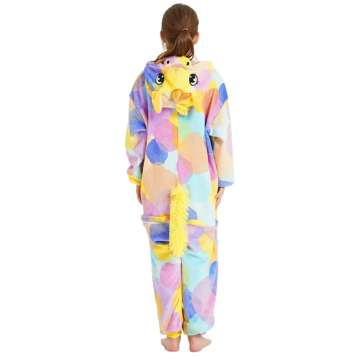 Rainbow Circles Unicorn Kids Onesie